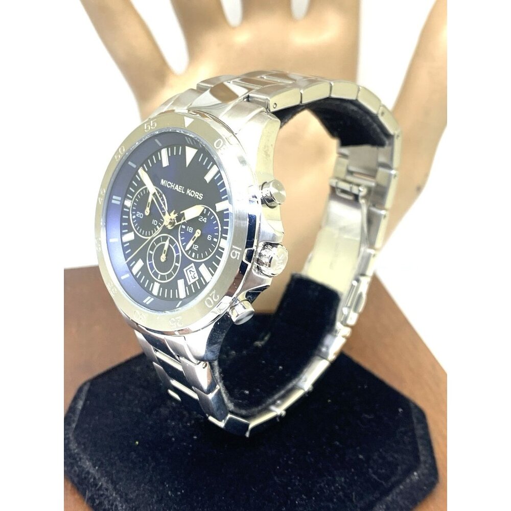 Michael Kors Men's Watch MK9107 Quartz Chronograph Blue Dial Stainless Steel - Picture 2 of 15